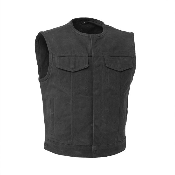 Lowside Wax  Men's Motorcycle Canvas Vest