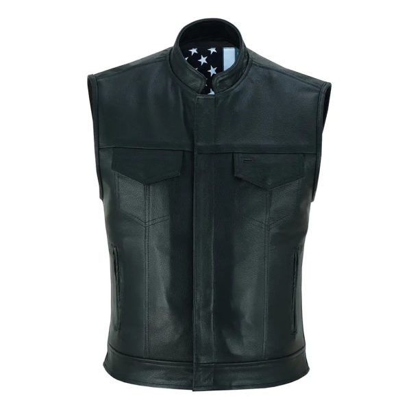 BlazeStorm  – Premium Biker Leather Vest