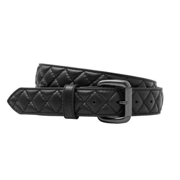 Luxe Pattern Leather Belt