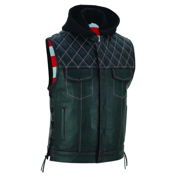 Redline X  – Performance Biker Leather Vest