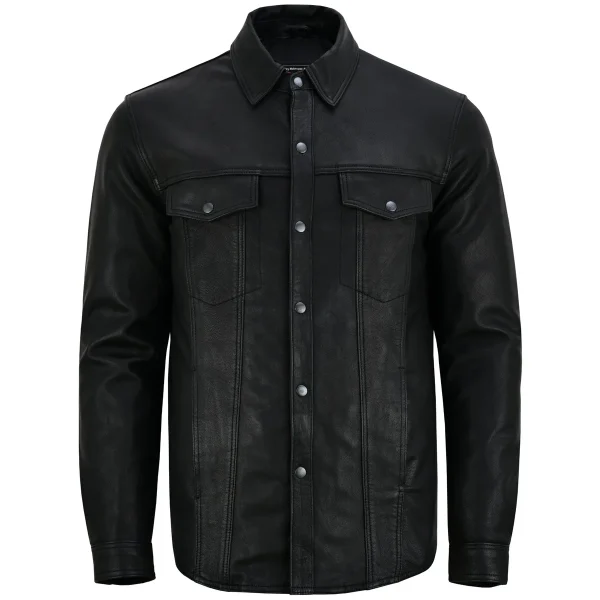 MetroHide – Fashion Leather Shirt