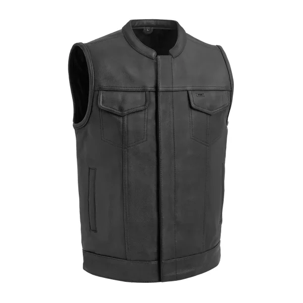Hotshot Rider Leather Biker Vest for Men