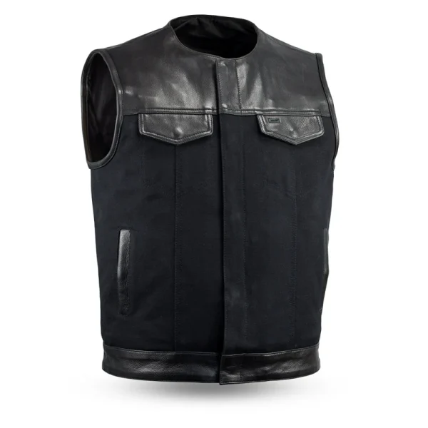 BareRider  No Collar Moto Vest
