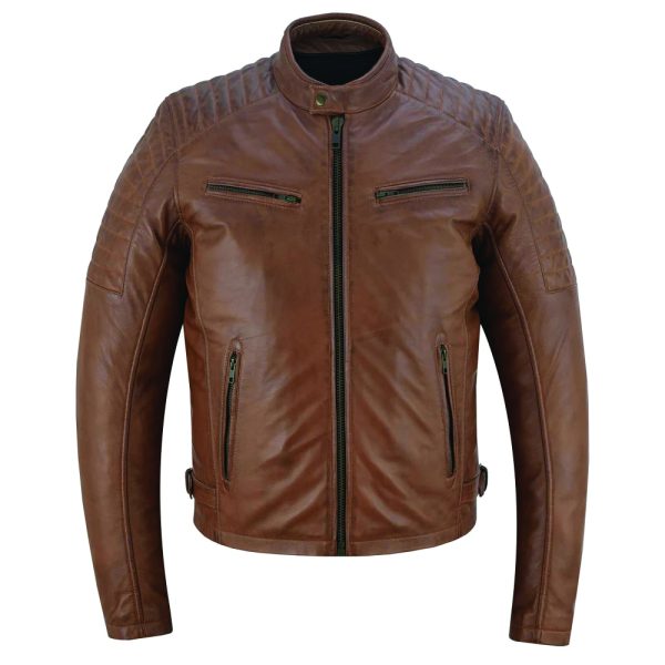 StyleForge  – Modern Cut Leather Jacket